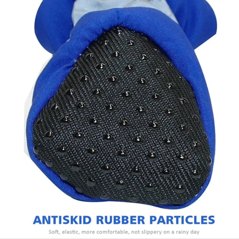 Pawfectly Waterproof Pet Boots — 4-Pack Anti-Slip Rain Shoes for Dogs & Cats 🐾☔