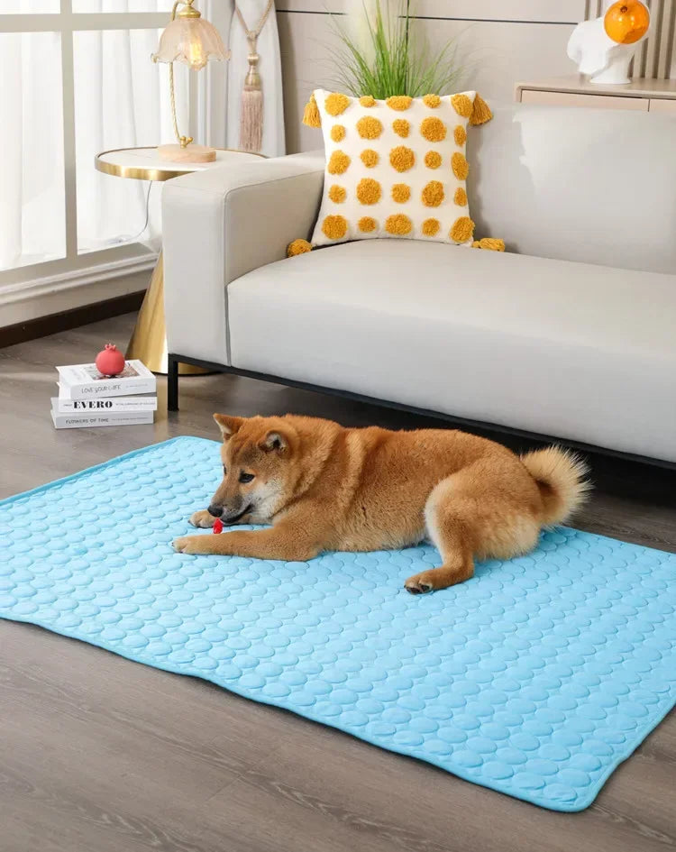 Pawfectly Ice-Silk Cooling Nest Mat for Cats & Dogs 🐾❄️