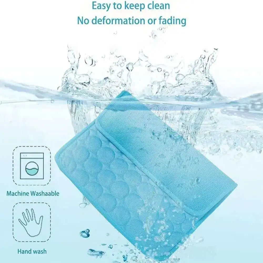 Pawfectly Ice-Silk Cooling Mat for Dogs & Cats 🐾❄️