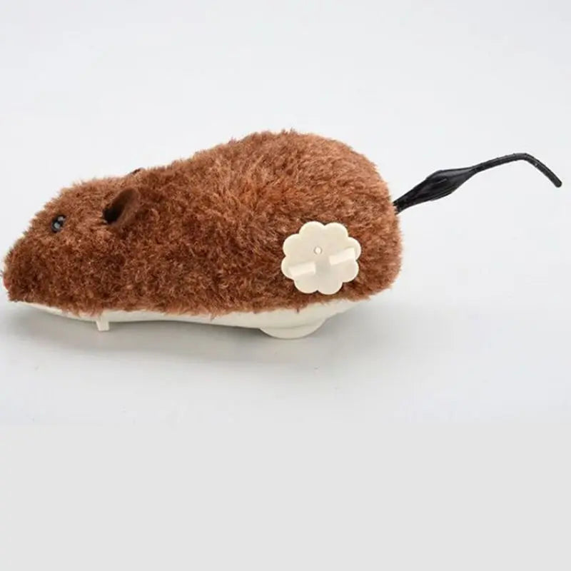 Pawfectly Lifelike Plush Running Mouse Toy for Cats & Dogs 🐾🐭