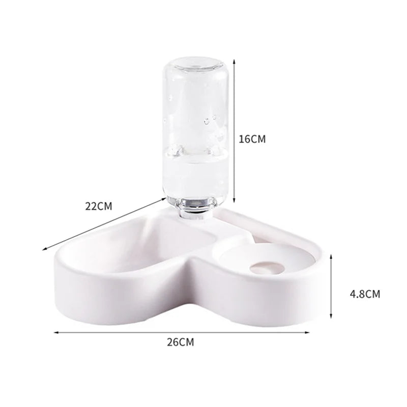 Pawfectly Automatic Moisture-Proof Pet Bowl — Dual-Use for Food & Water 🐾💦