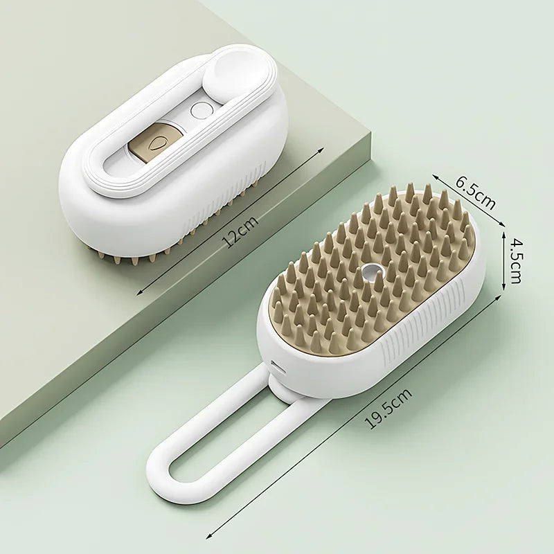 Pawfectly 3-in-1 Steam Spray Massage Comb for Pets 🐾🌿