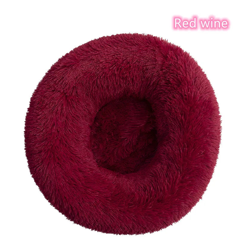 Pawfectly Super-Soft Plush Donut Bed for Cats & Small Dogs 🐾🛌