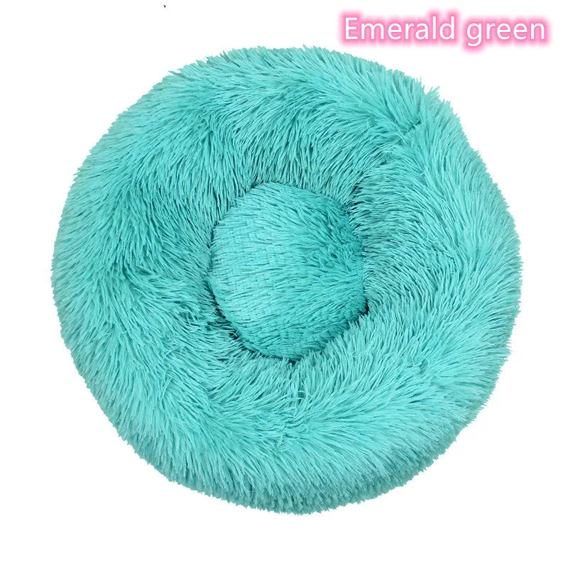 Pawfectly Super-Soft Plush Donut Bed for Cats & Small Dogs 🐾🛌
