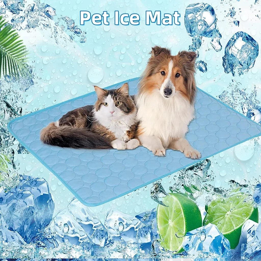 Pawfectly Ice-Silk Cooling Nest Mat for Cats & Dogs 🐾❄️