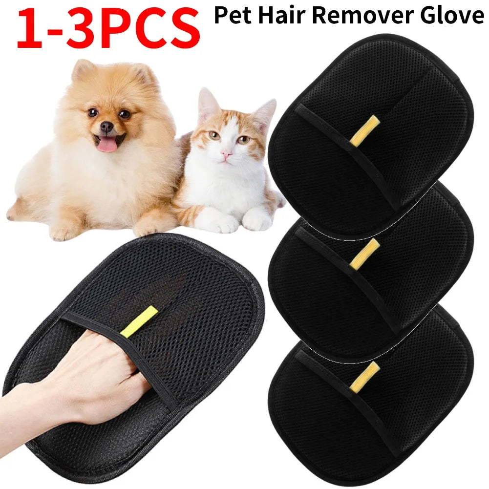 Pawfectly De-Shedding Grooming Gloves for Cats, Dogs & Rabbits 🐾🧤