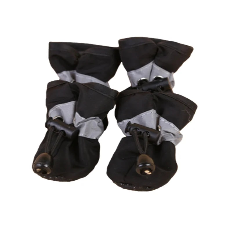Pawfectly Waterproof Pet Boots — 4-Pack Anti-Slip Rain Shoes for Dogs & Cats 🐾☔