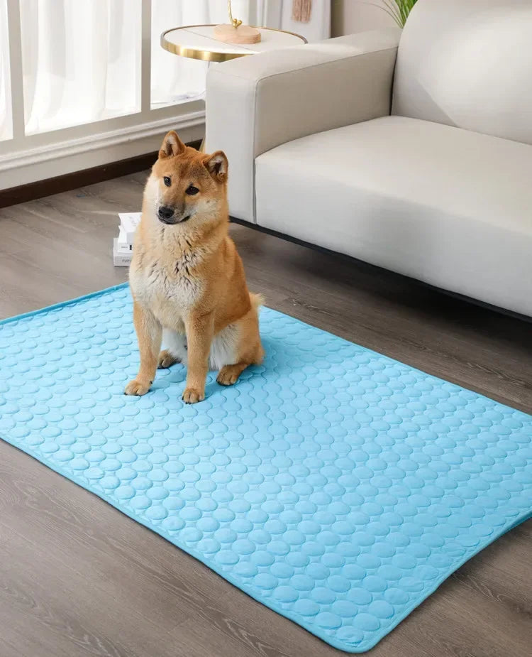 Pawfectly Ice-Silk Cooling Nest Mat for Cats & Dogs 🐾❄️