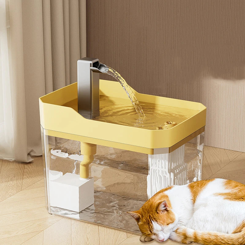 Pawfectly Transparent Plug-In Automatic Water Dispenser — Circulating Hydration Elegance 🐾💧