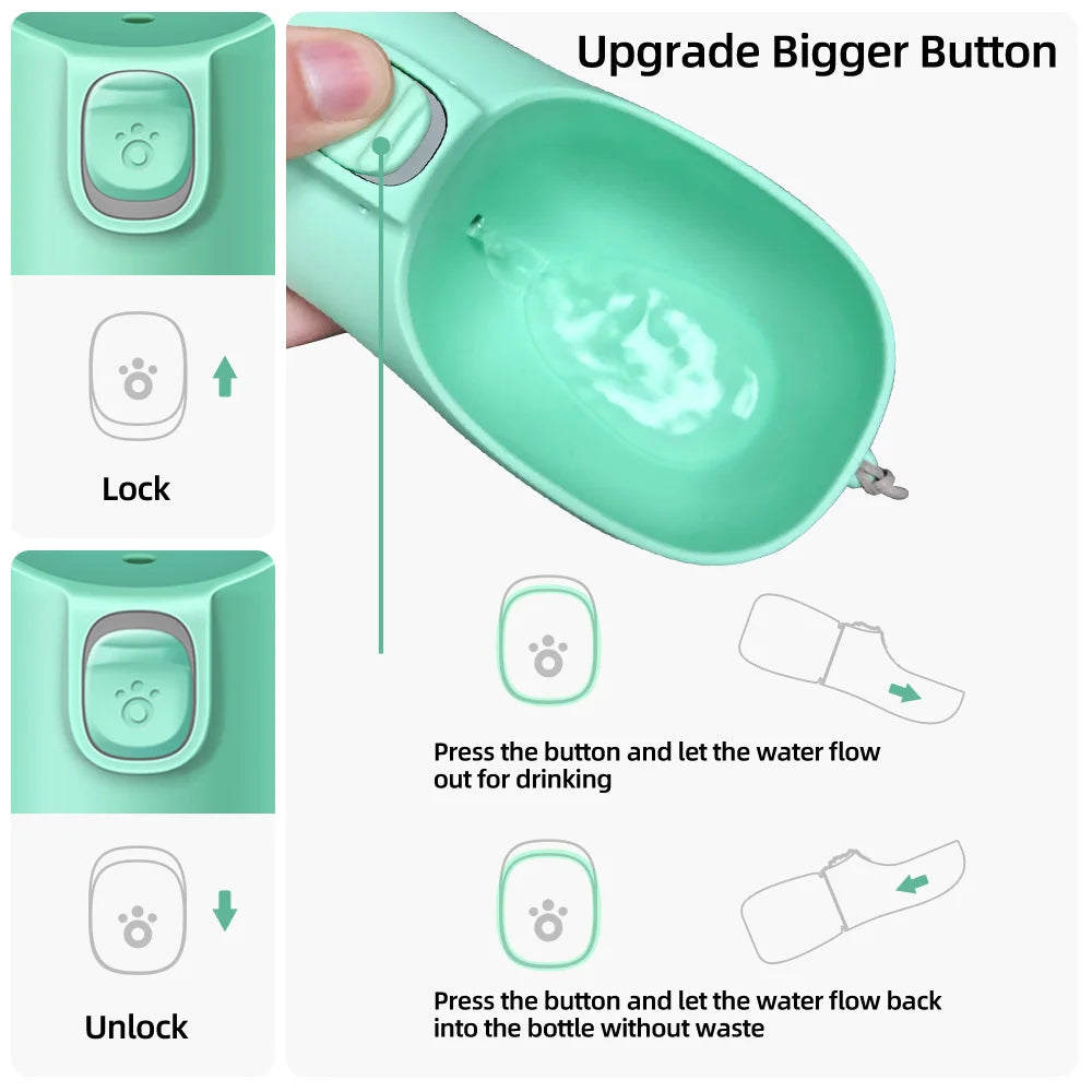Pawfectly Leak-Proof Travel Water Bottle for Dogs & Cats 🐾💧