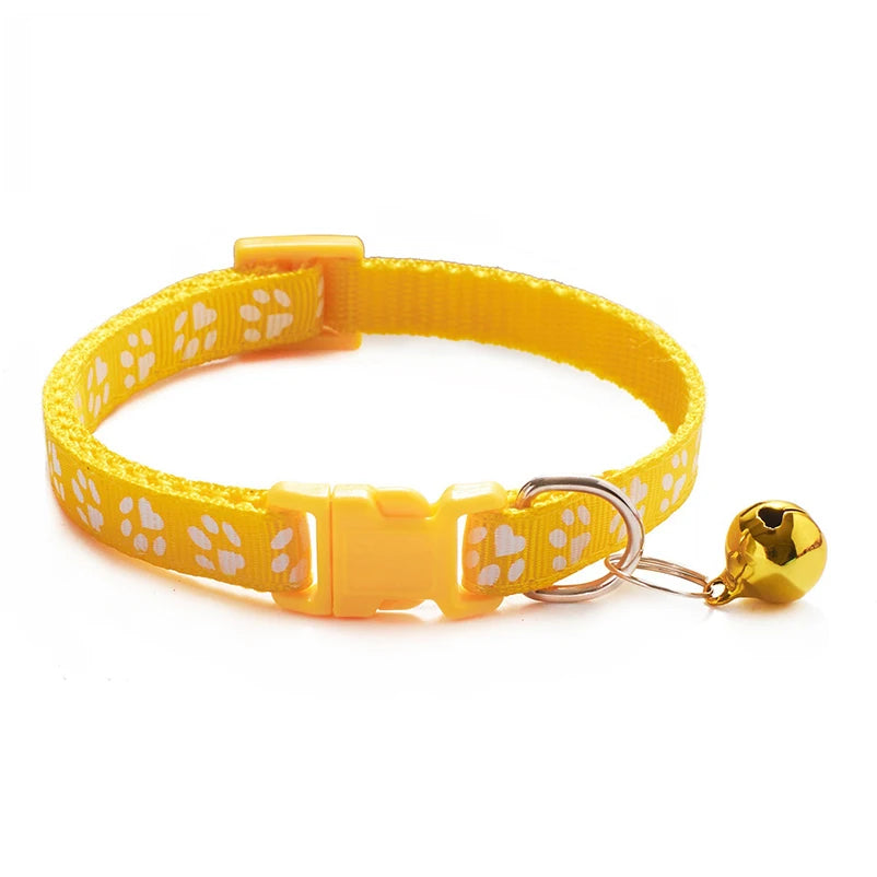 Pawfectly “Jingle &amp; Paws” Cat & Dog Collar with Bell – Multi-Colour Rope Design 🐾🔔