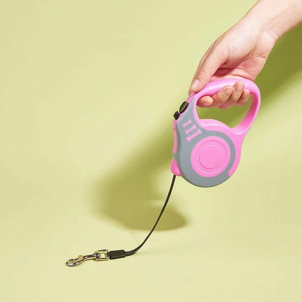 Pawfectly Retractable Nylon Leash — 3 m & 5 m Options for Dogs and Cats 🐾🚶