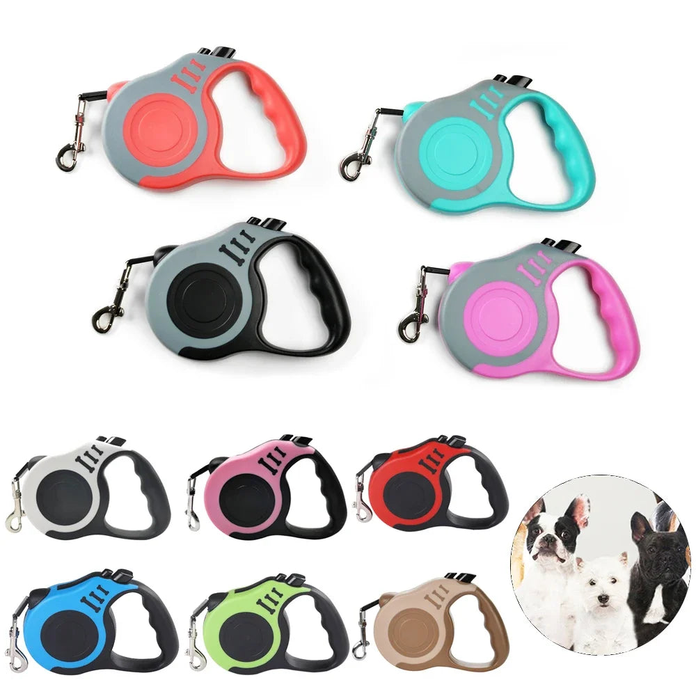 Pawfectly Retractable Nylon Leash — 3 m & 5 m Options for Dogs and Cats 🐾🚶