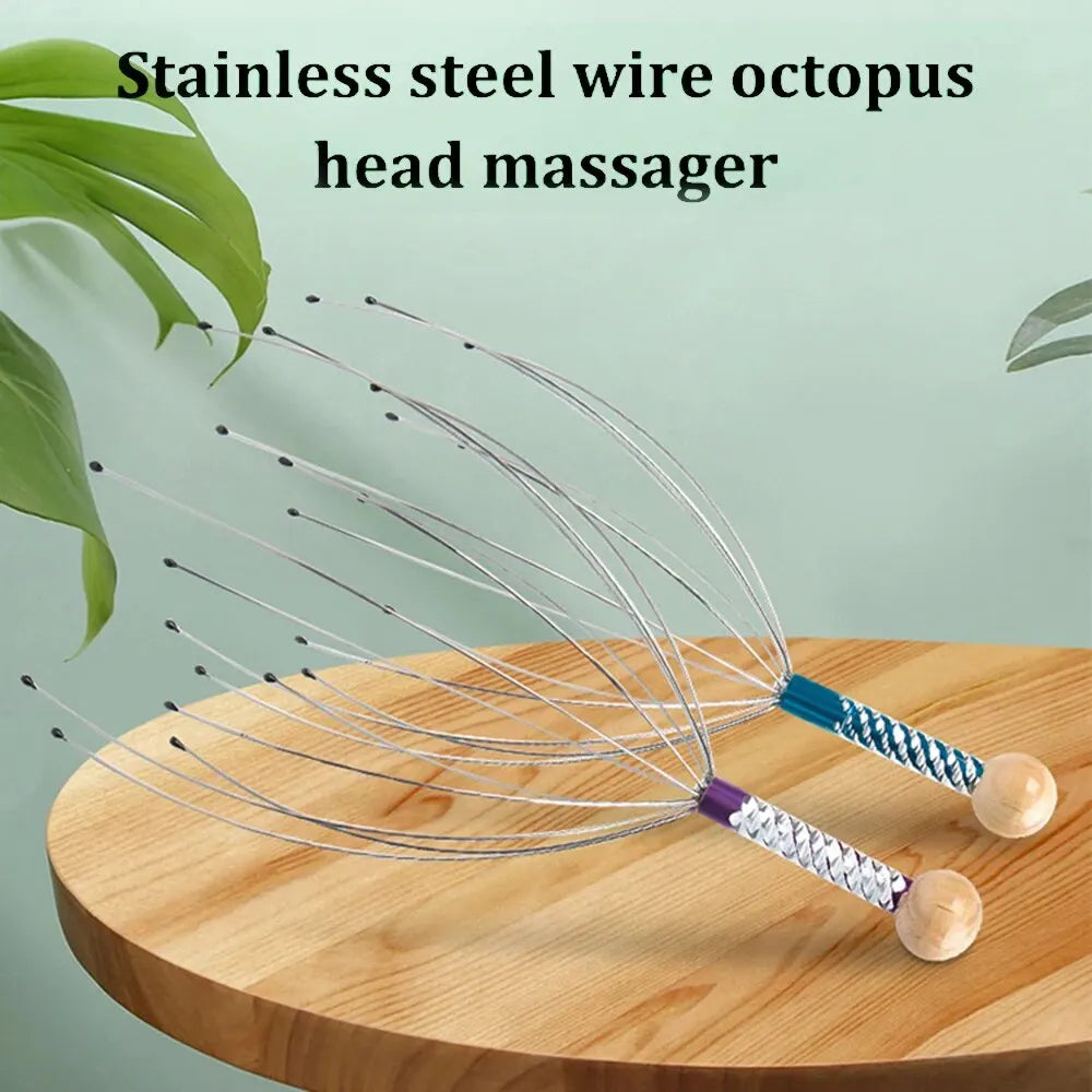 Pawfectly Octopus-Style Pet Massage Claw Scratcher 🐾🐙