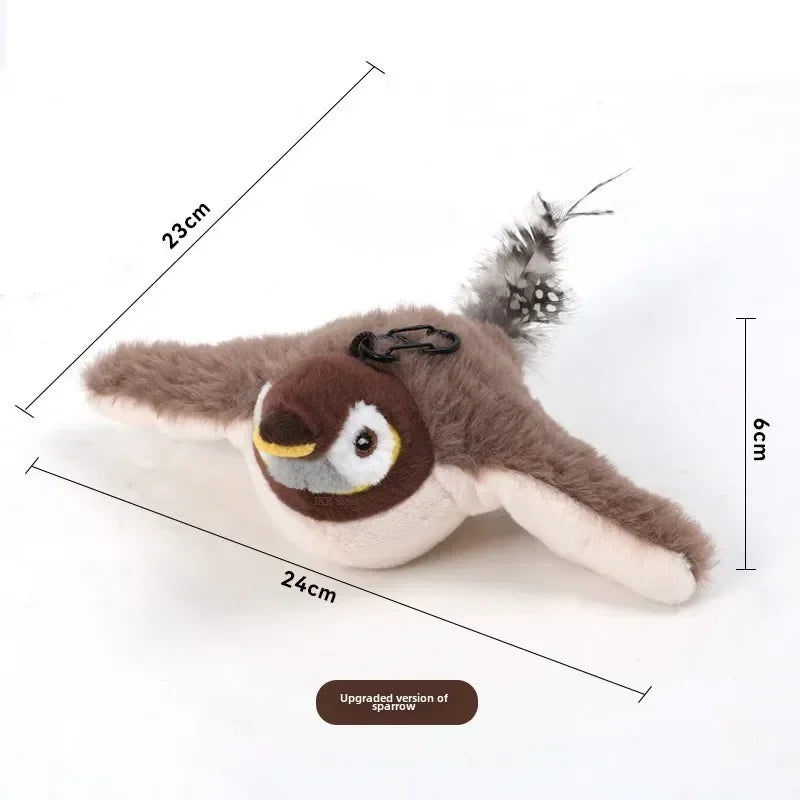 Pawfectly Electric Catnip Pat Bird Interactive Toy for Cats & Dogs 🐾🐦