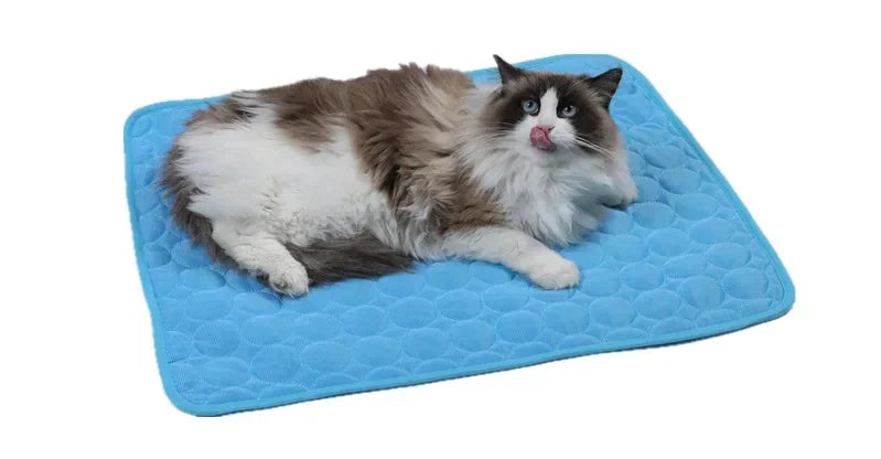 Pawfectly Ice-Silk Cooling Nest Mat for Cats & Dogs 🐾❄️