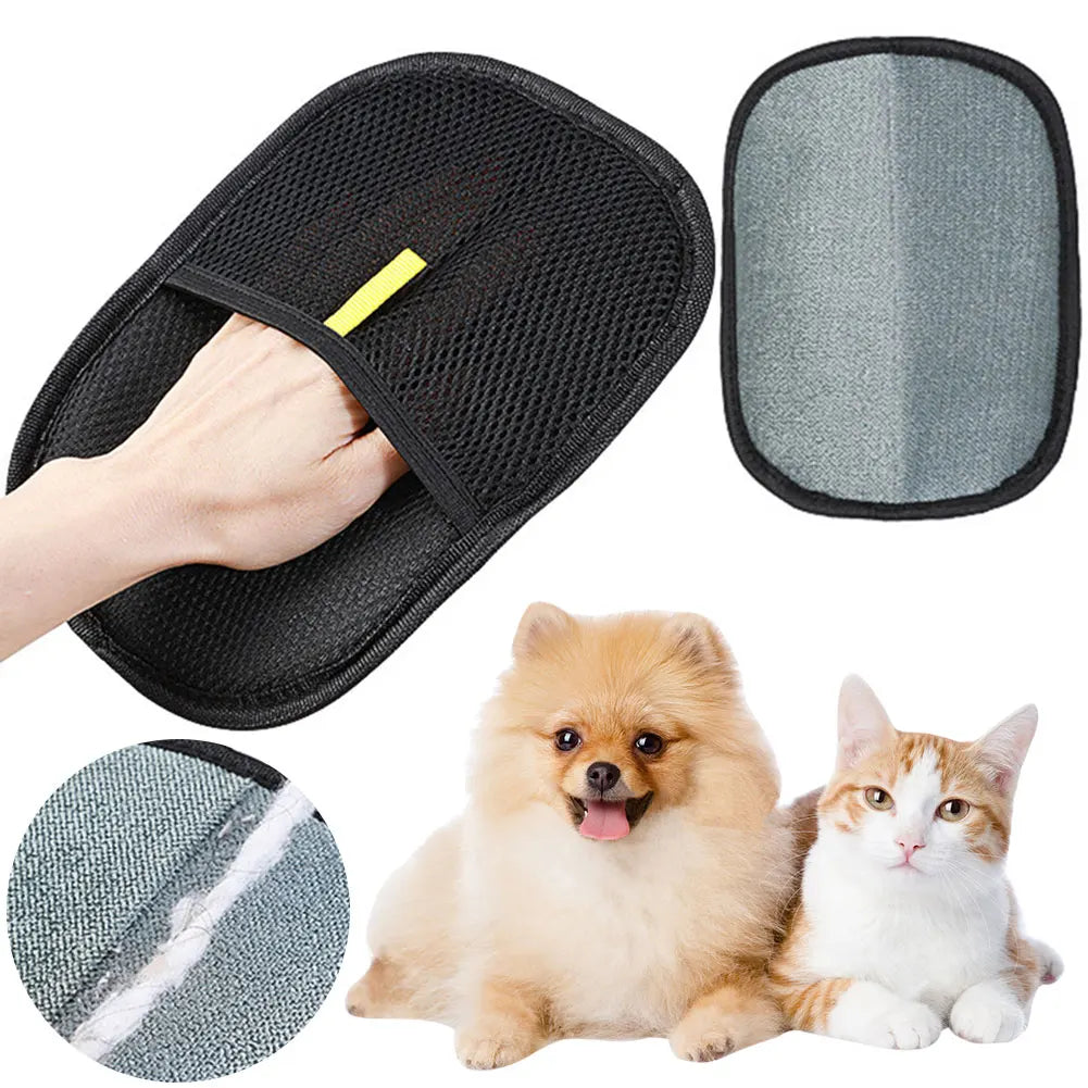 Pawfectly De-Shedding Grooming Gloves for Cats, Dogs & Rabbits 🐾🧤