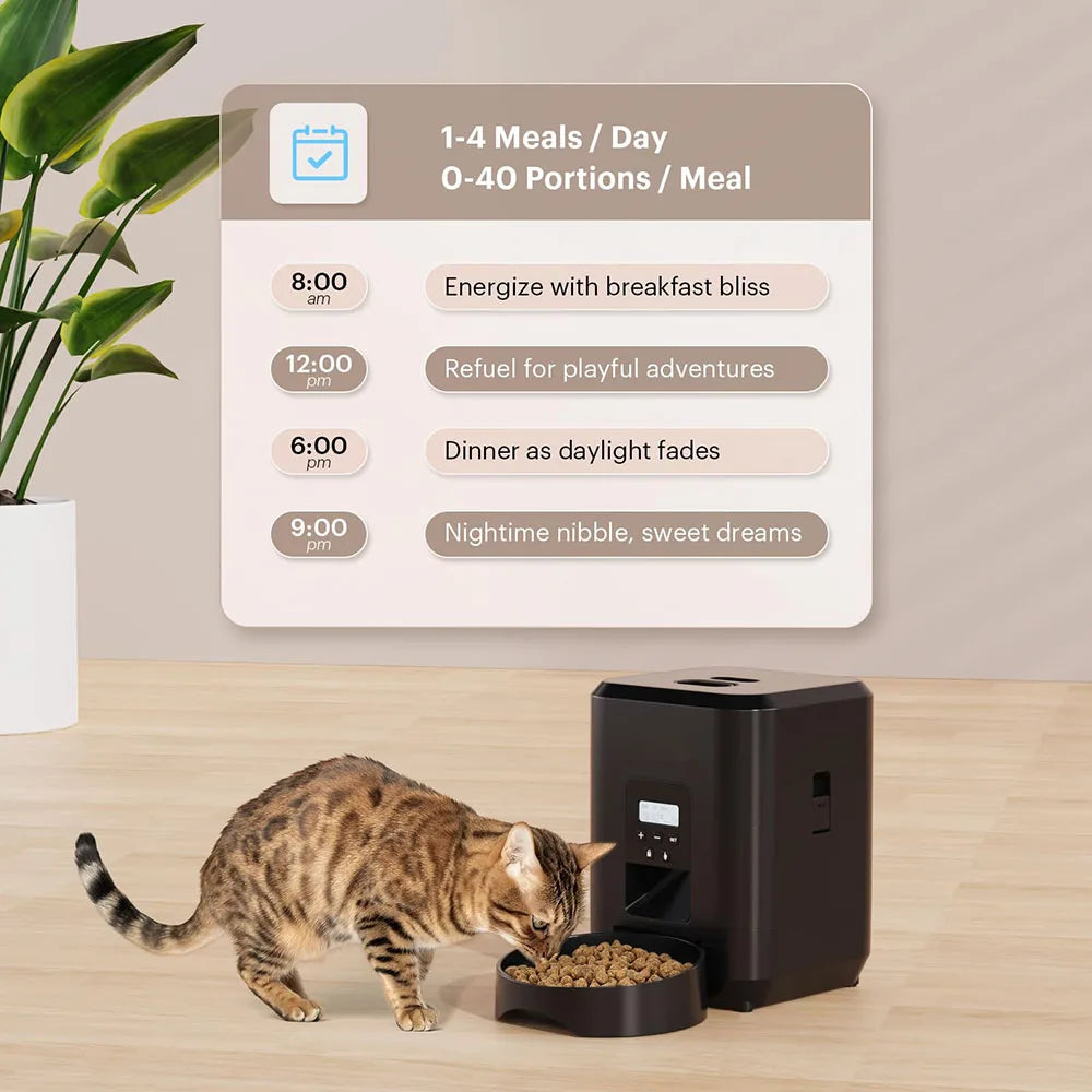 Pawfectly Smart Pet Feeder — Automatic, Timed & Precise Feeding for Cats & Dogs 🐾⏲️