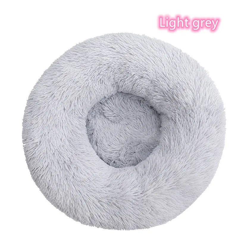 Pawfectly Super-Soft Plush Donut Bed for Cats & Small Dogs 🐾🛌