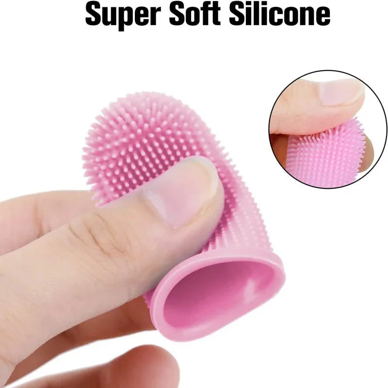 Pawfectly Super-Soft Silicone Finger Toothbrush for Cats & Small Dogs 🐾🦷