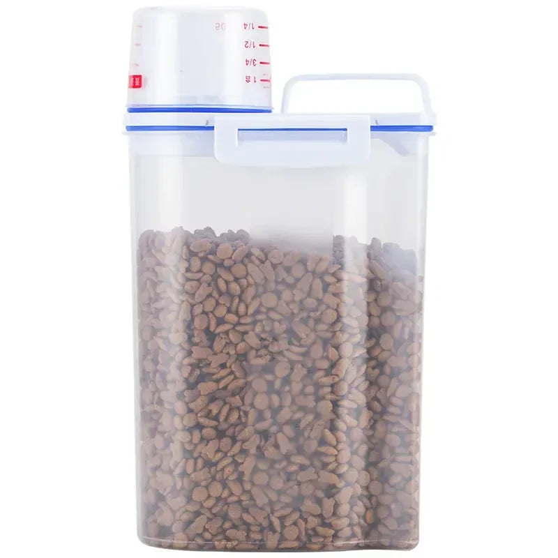 Pawfectly Moisture-Proof Pet Food Storage Pail with Measuring Cup 🐾🥣