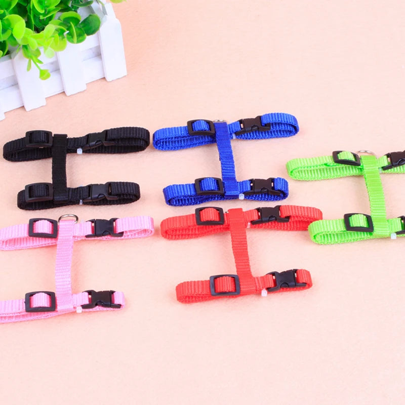 Pawfectly I-Shaped Adjustable Harness Leash for Small Pets 🐾🔒