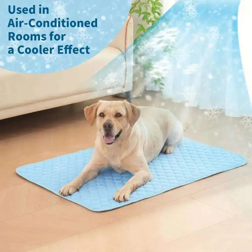 Pawfectly Ice-Silk Cooling Mat for Dogs & Cats 🐾❄️