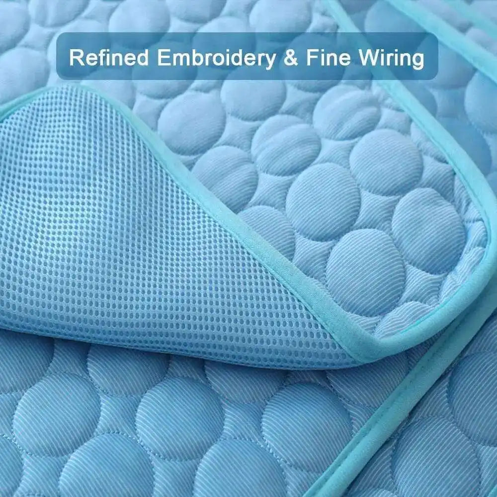 Pawfectly Ice-Silk Cooling Mat for Dogs & Cats 🐾❄️