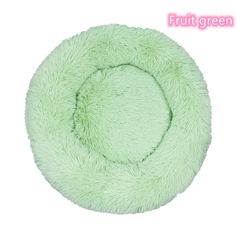 Pawfectly Super-Soft Plush Donut Bed for Cats & Small Dogs 🐾🛌