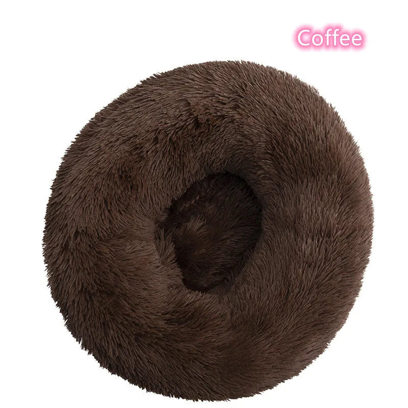 Pawfectly Super-Soft Plush Donut Bed for Cats & Small Dogs 🐾🛌