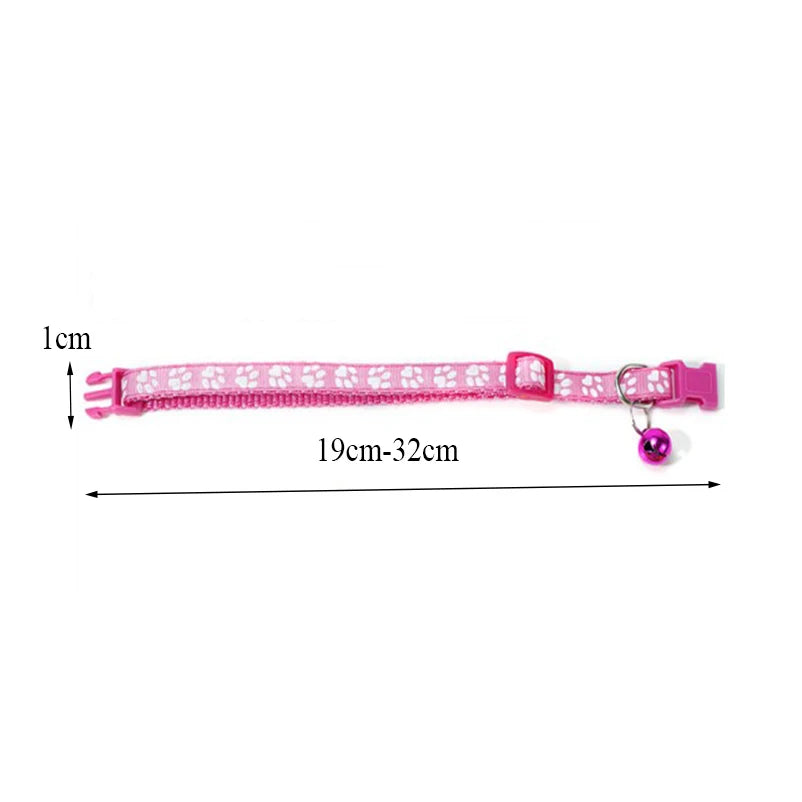 Pawfectly “Jingle &amp; Paws” Cat & Dog Collar with Bell – Multi-Colour Rope Design 🐾🔔