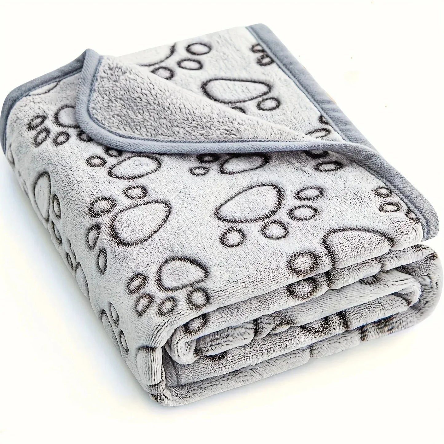 Pawfectly Super-Soft Cotton Pet Blanket with Cute Cartoon Print 🐾🛋️