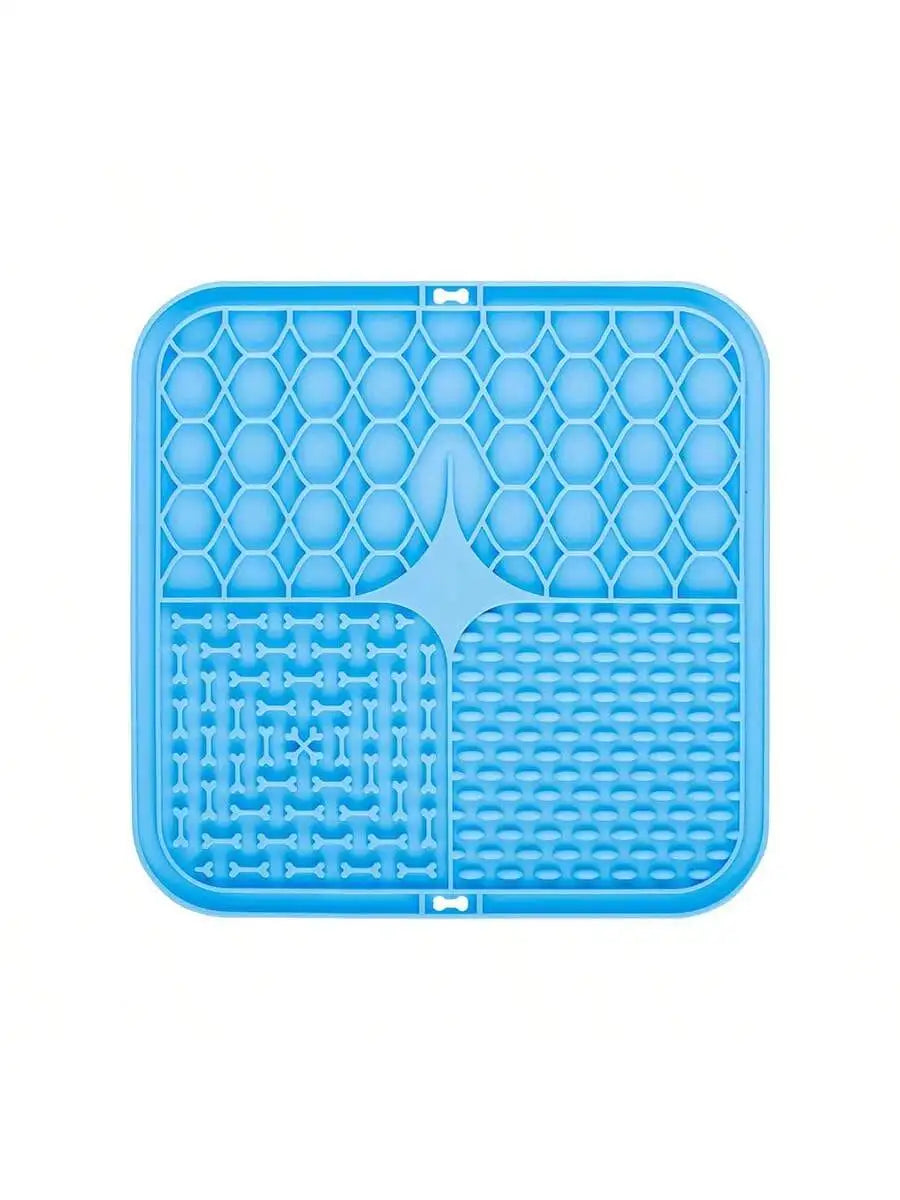 Pawfectly Slow-Lick Silicone Feeding Plate with Suction Base 🐾🍽️