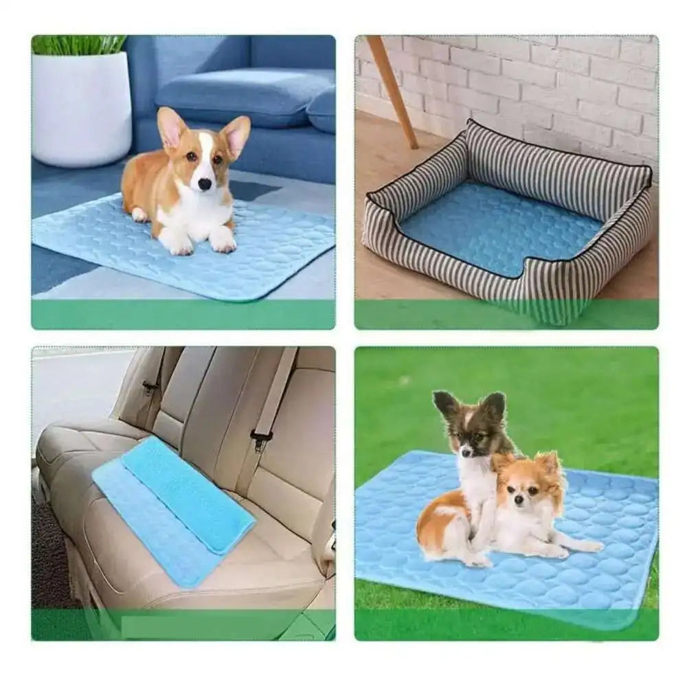 Pawfectly Ice-Silk Cooling Mat for Dogs & Cats 🐾❄️