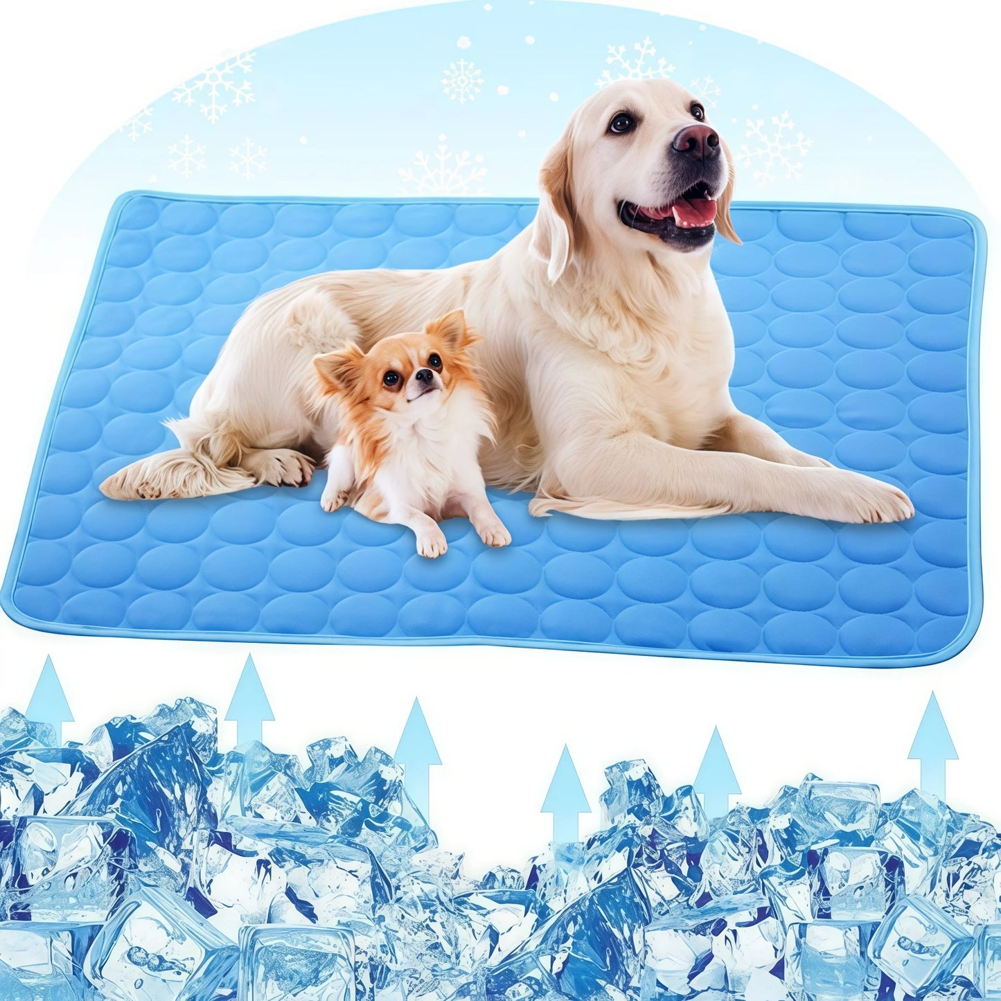 Pawfectly Ice-Silk Cooling Mat for Dogs & Cats 🐾❄️