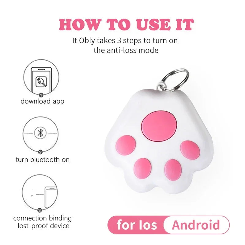 Pawfectly Bluetooth Two-Way Anti-Loss Tracker for Pets, Children & Valuables 🐾📱