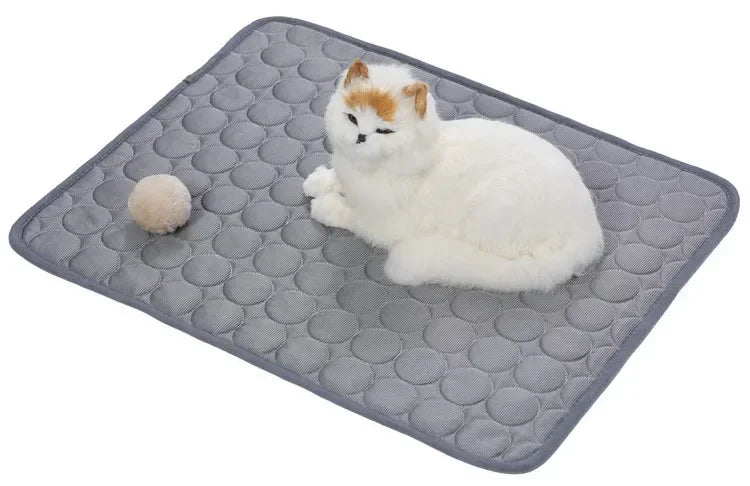Pawfectly Ice-Silk Cooling Nest Mat for Cats & Dogs 🐾❄️